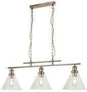 Lustra suspendata design clasic Pyramid alama antique 1277-3AB SRT