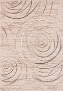 Covor Cu Cercuri Venti Beige Selectează mărime: 080 X 120