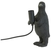 Veioză negru-mat (înălțime 24 cm) Penguin – Light &amp; Living