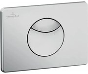 Clapeta actionare rezervor WC incastrat, Villeroy&amp;Boch ViConnect, crom periat, 92248569