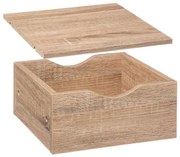 Sertar cu polita, 31 x 31 x 16 cm, maro deschis