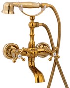 Baterie cada TRENDY'S, montare perete gold