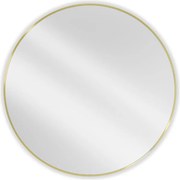 Mexen Loft oglindă baie rotundă 100 cm, ramă aurie - 9850-100-100-000-50