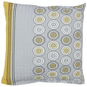 Față de pernă Cercuri, din crep, 40 x 40 cm, 40 x 40 cm