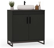 Mobilier de baie sub chiuvetă - Negru