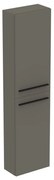 Dulap inalt suspendat Ideal Standard i.life S finisaj gri 40 cm 2 usi