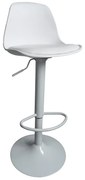 Scaun tip bar Dobie (alb). 1040312