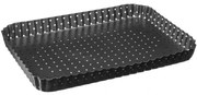 Forma patiserie, otel carbon, perforata, 31 x 21 x 3 cm