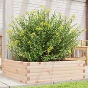 vidaXL Jardinieră de grădină, 80x80x23 cm, lemn masiv de pin