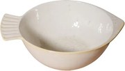 Bol alb din ceramica L27cm Varia