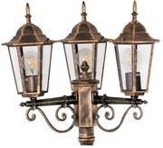 Lampă de exterior 3xE27/20W/230V IP43 2,58 m patină