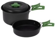Set de oale din aluminiu Redcliffs din 2 piese cumâner din plastic, verde