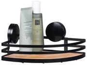 Raft de colt pentru dus ALBA Static-Loc, negru, Wenko