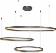 Azzardo AZ4707 - Lustru LED suspendat pe cablu HALO LED/130W/230V, negru