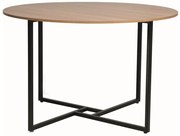Masa rotunda de dining cu blat in decor stejar ALTO 120x120
