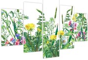 Tablou - Flori de pajiște pictate (150x105 cm)