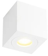 Spotlight modern pătrat pentru baie alb - Capa