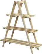 Suport de plante din lemn Outsunny , suport pentru ghivece | Aosom Romania