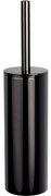 Perie WC cu recipient Spirella Nyo 9,5 x 12,5 x 40cm, oțel negru