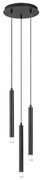 Lustra suspendata stil minimalist Ramira 3L negru