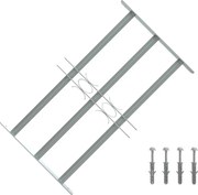 vidaXL Grilaj de siguranță pentru ferestre cu 3 bare transversale 500-650 mm