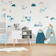 Autocolante de perete - Dealuri și sate