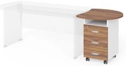 Sertare Manager 76 x 64 cm, nuca warmia / alb