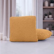 Huse super elastice RUBINIA aurii feţe de pernă 2 buc (40 x 40 cm)