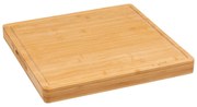 Tocator din bambus, patrat, 37 x 37 x 3,5 cm