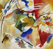 Reproducere Painting with Green Center (1913), Wassily Kandinsky