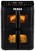 Friteuză cu aer cald TESLA Electronics AirCook - multifuncțională, digitală, 11 l, 2800W/230V, neagră