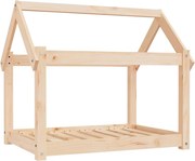 vidaXL Pat pentru câini, 81x60x70 cm, lemn masiv de pin