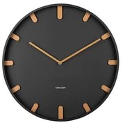 Karlsson 5942BK design ceas de perete 40 cm ,negru