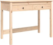 vidaXL Birou cu sertare, 100x50x78 cm, lemn masiv de pin