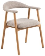 Scaun de dining bej/în culoare naturală Addi – Actona