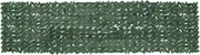 vidaXL Paravan de balcon, frunze verde închis, 400x100 cm