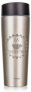 Cană termo de călătorie Banquet COFFEE 350 ml,Ivory