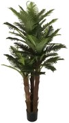 Plantă Artificială Palmier Elegantă Fără Ghiveci PA03/180, 180cm Verde – Răcoritoare și Exotică pentru Orice Spațiu
