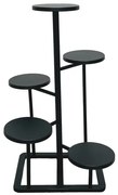 Stand de flori în negru - 5 niveluri