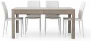 MASA FAMIGLIA EXTENSIBILA - GRI - 160 cm / 90 cm / h 77