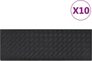 vidaXL Trepte de scară, 10 buc., 25x75 cm, cauciuc
