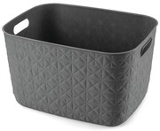 Coș de depozitare din plastic 38x29x22 cm Softex – Curver