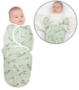 Sistem de infasat reglabil din bumbac cu maneci 0-3 luni Kidizi Upgraded Giraffe, 0.5 tog