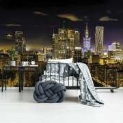 Fototapet - Panorama orașului - Varșovia (152,5x104 cm)