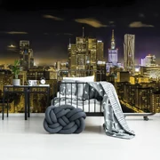 Fototapet - Panorama orașului - Varșovia (152,5x104 cm)