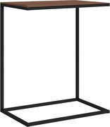 vidaXL Masă laterală, negru, 55x35x66 cm, lemn compozit