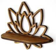 Raft în culoare naturală 33 cm Lotus – Kalune Design