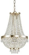 Lustra, Pendul cristal, inaltime reglabila, diam.38cm, CAESAR SP6 ORO 114729