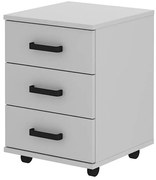 Dulap cu roți/ Container Mantela 3S (gri deschis + negru). 1041358