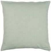 Husa de perna verde MISTY JADE din in 50x50 cm